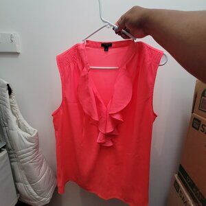Neon Pink Ann Taylor Blouse